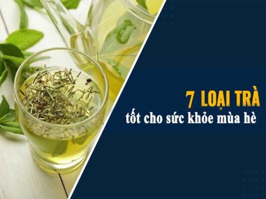 Những loại trà dùng tốt cho sức khoẻ mùa hè